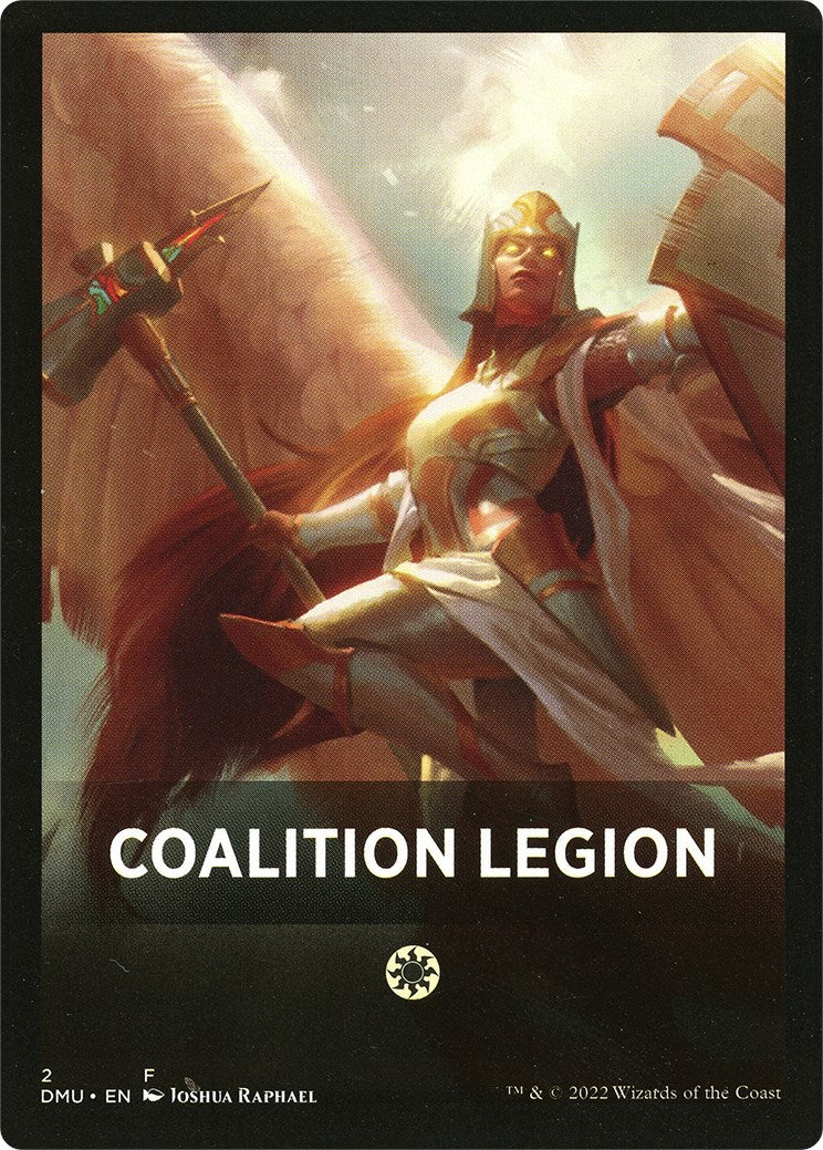 Coalition Legion Theme Card [Dominaria United Tokens] - Magic: The Gathering - Card Brawlers | Quebec | Canada |