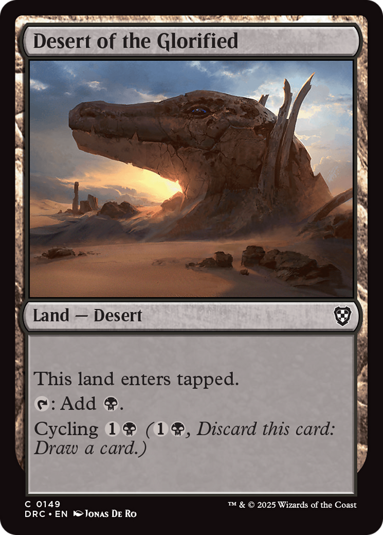Desert of the Glorified [Aetherdrift Commander] - Magic: The Gathering - Card Brawlers | Quebec | Canada |