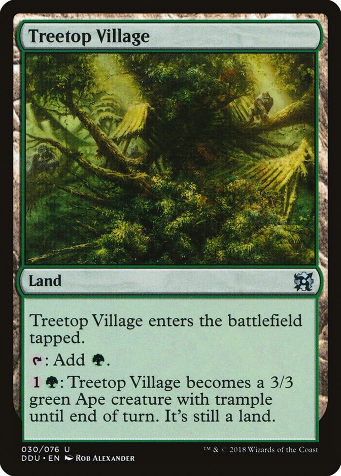 Treetop Village [Duel Decks: Elves vs. Inventors] - Magic: The Gathering - Card Brawlers | Quebec | Canada |