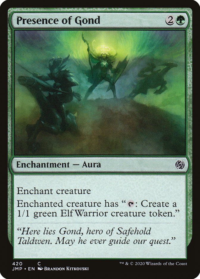 Presence of Gond [Jumpstart] - Magic: The Gathering - Card Brawlers | Quebec | Canada |