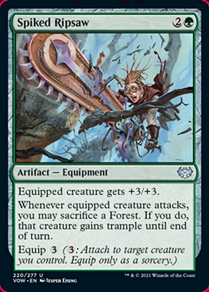 Spiked Ripsaw [Innistrad: Crimson Vow] - Magic: The Gathering - Card Brawlers | Quebec | Canada |