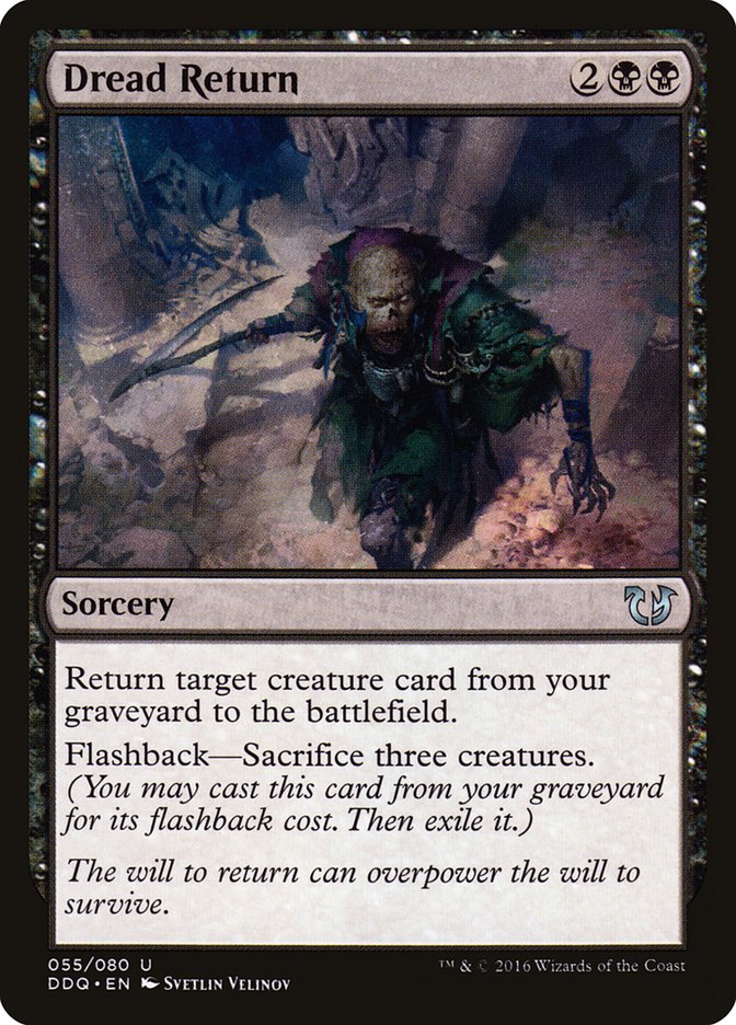 Dread Return [Duel Decks: Blessed vs. Cursed] - Magic: The Gathering - Card Brawlers | Quebec | Canada |