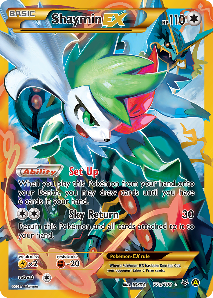 Shaymin EX (77a/108) [Alternate Art Promos] - Pokémon - Card Brawlers | Quebec | Canada |