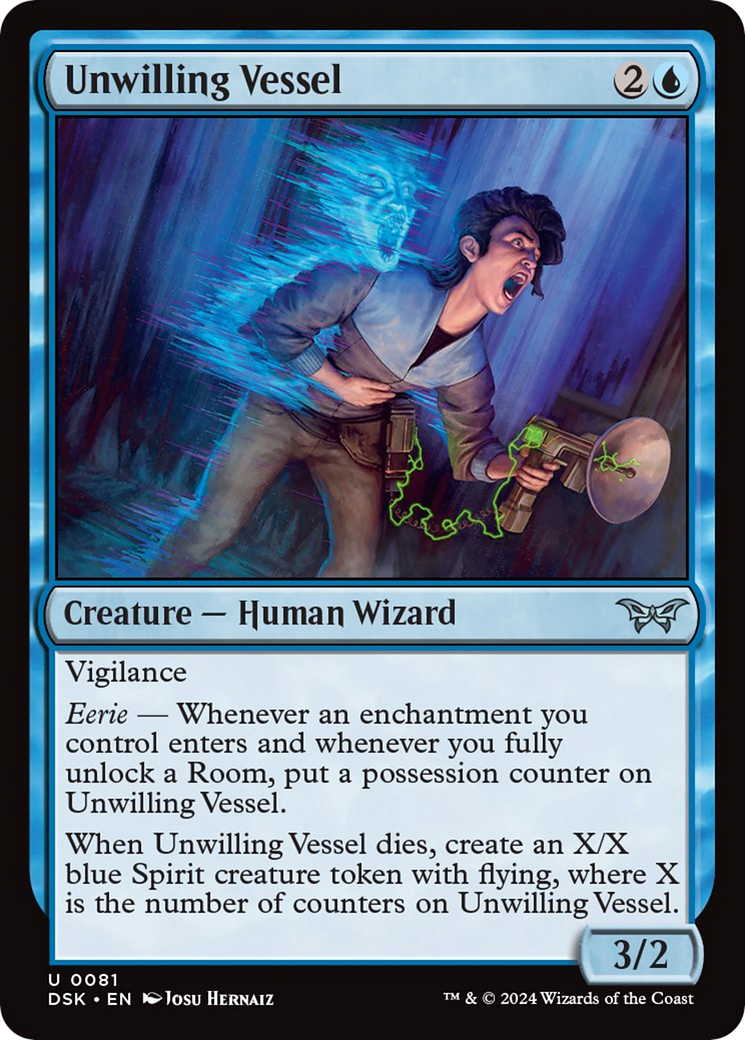 Unwilling Vessel [Duskmourn: House of Horror] - Magic: The Gathering - Card Brawlers | Quebec | Canada |