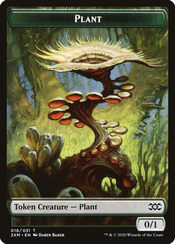 Elf Warrior // Plant Double-Sided Token [Double Masters Tokens] - Magic: The Gathering - Card Brawlers | Quebec | Canada |