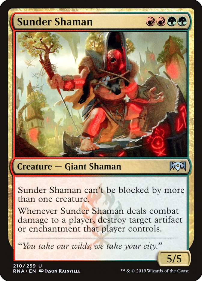 Sunder Shaman [Ravnica Allegiance] - Magic: The Gathering - Card Brawlers | Quebec | Canada |