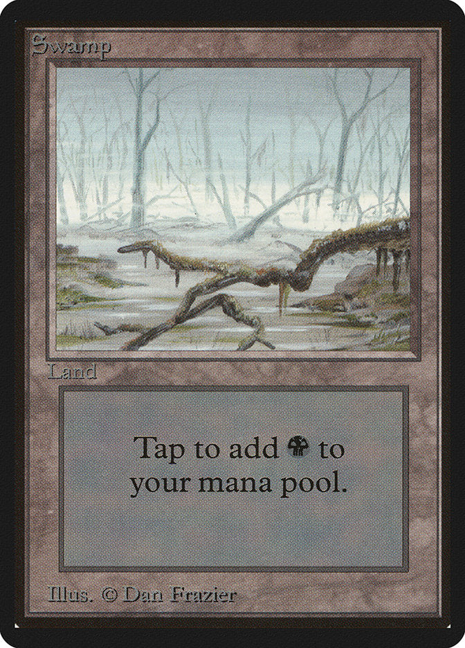 Swamp (294) [Beta Edition] - Magic: The Gathering - Card Brawlers | Quebec | Canada |