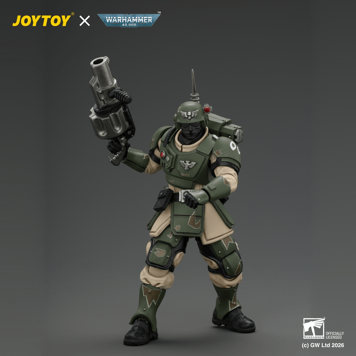 JOYTOY - Warhammer 40k - Astra Militarum - Kasrkin 5 with Grenade Launcher - (PREORDER) October 30, 2026