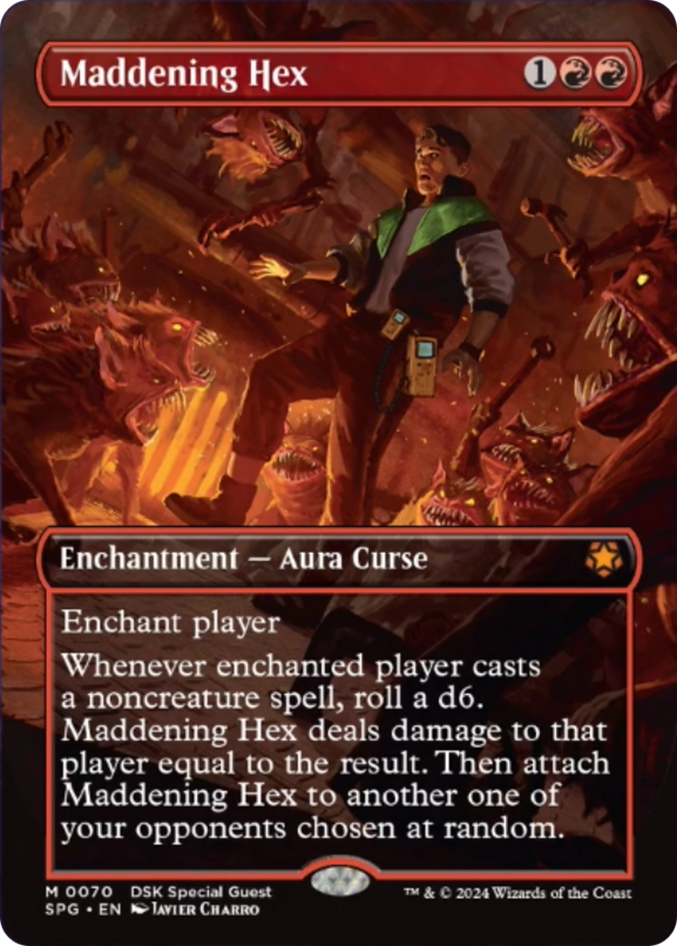 Maddening Hex (Borderless) [Duskmourn: House of Horror Special Guests] - Magic: The Gathering - Card Brawlers | Quebec | Canada |