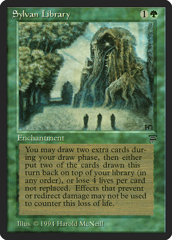 Sylvan Library [Legends] - Magic: The Gathering - Card Brawlers | Quebec | Canada |