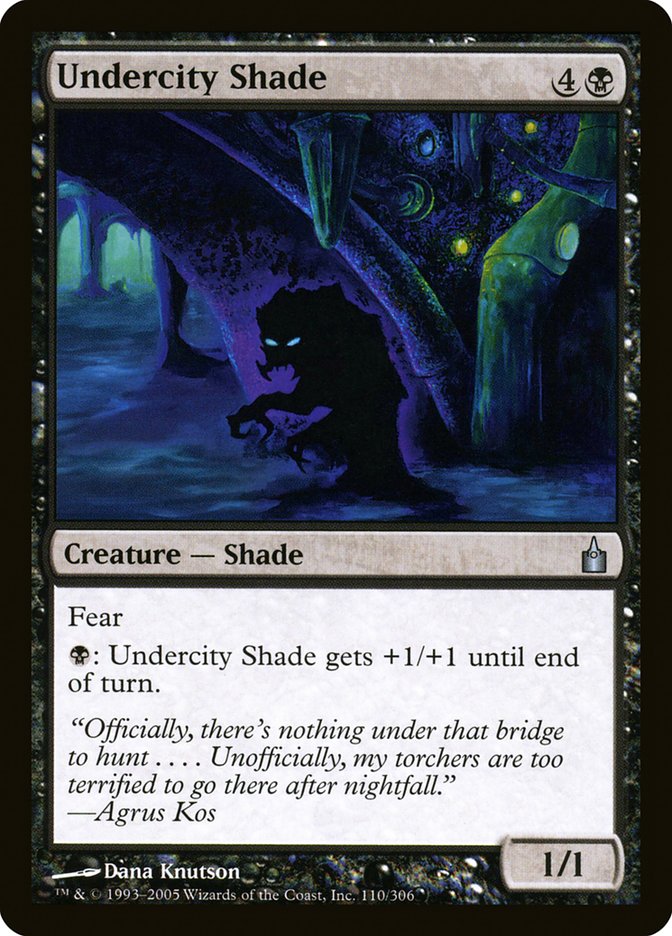 Undercity Shade [Ravnica: City of Guilds] - Magic: The Gathering - Card Brawlers | Quebec | Canada |