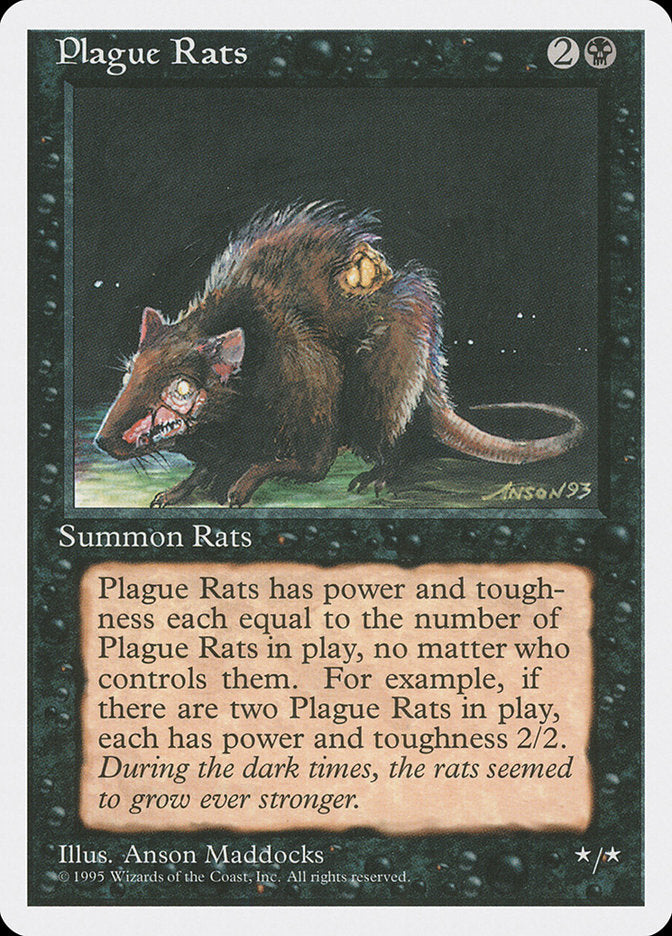 Plague Rats [Fourth Edition] - Magic: The Gathering - Card Brawlers | Quebec | Canada |