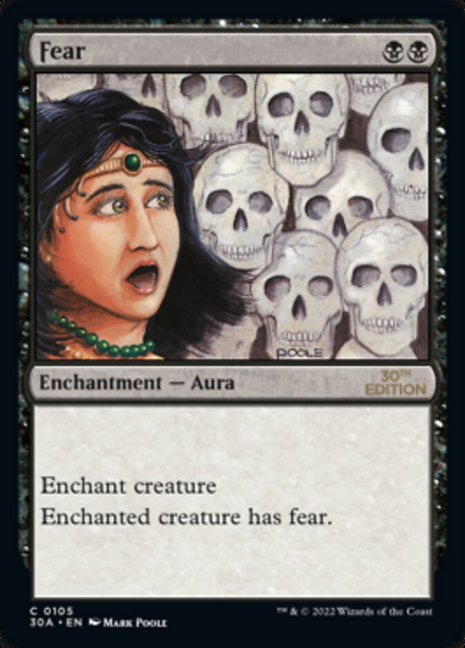 Fear [30th Anniversary Edition] - Magic: The Gathering - Card Brawlers | Quebec | Canada |