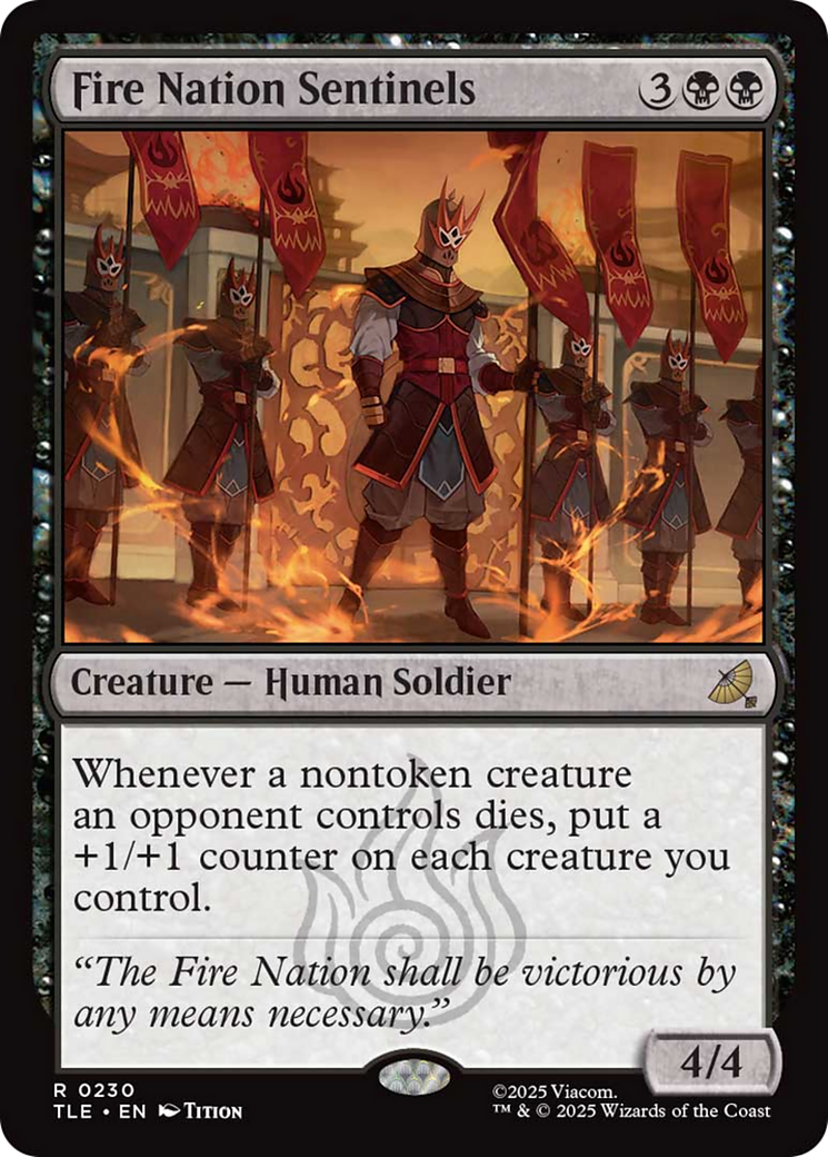 Fire Nation Sentinels [Avatar: The Last Airbender: Eternal-Legal] - Magic: The Gathering - Card Brawlers | Quebec | Canada |