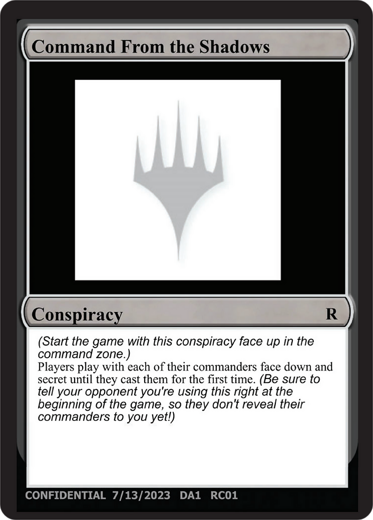 Command From the Shadows [Unknown Event] - Magic: The Gathering - Card Brawlers | Quebec | Canada |