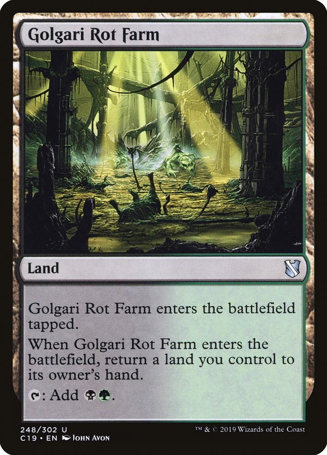 Golgari Rot Farm [Commander 2019] - Magic: The Gathering - Card Brawlers | Quebec | Canada |