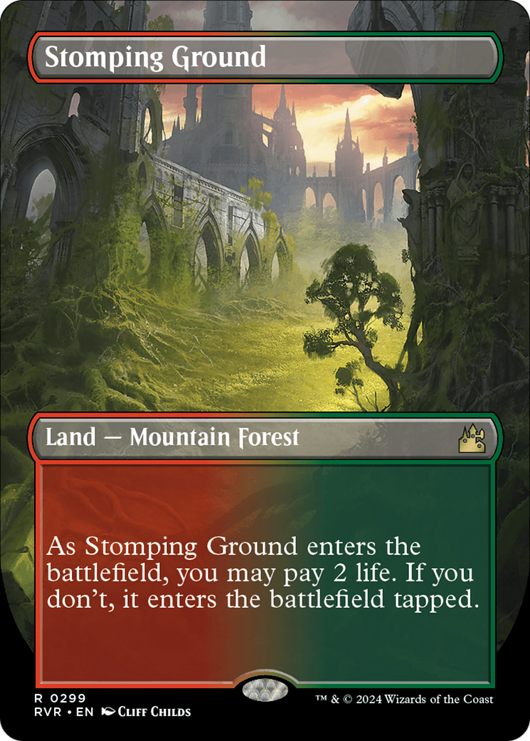 Stomping Ground (Borderless) [Ravnica Remastered] - Magic: The Gathering - Card Brawlers | Quebec | Canada |