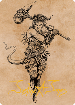 Karlach, Fury of Avernus Art Card (54) (Gold-Stamped Signature) [Commander Legends: Battle for Baldur's Gate Art Series] - Magic: The Gathering - Card Brawlers | Quebec | Canada |