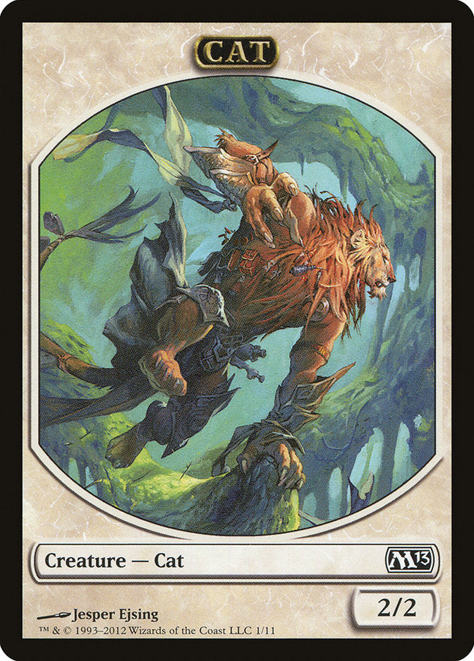 Cat Token [Magic 2013 Tokens] - Magic: The Gathering - Card Brawlers | Quebec | Canada |
