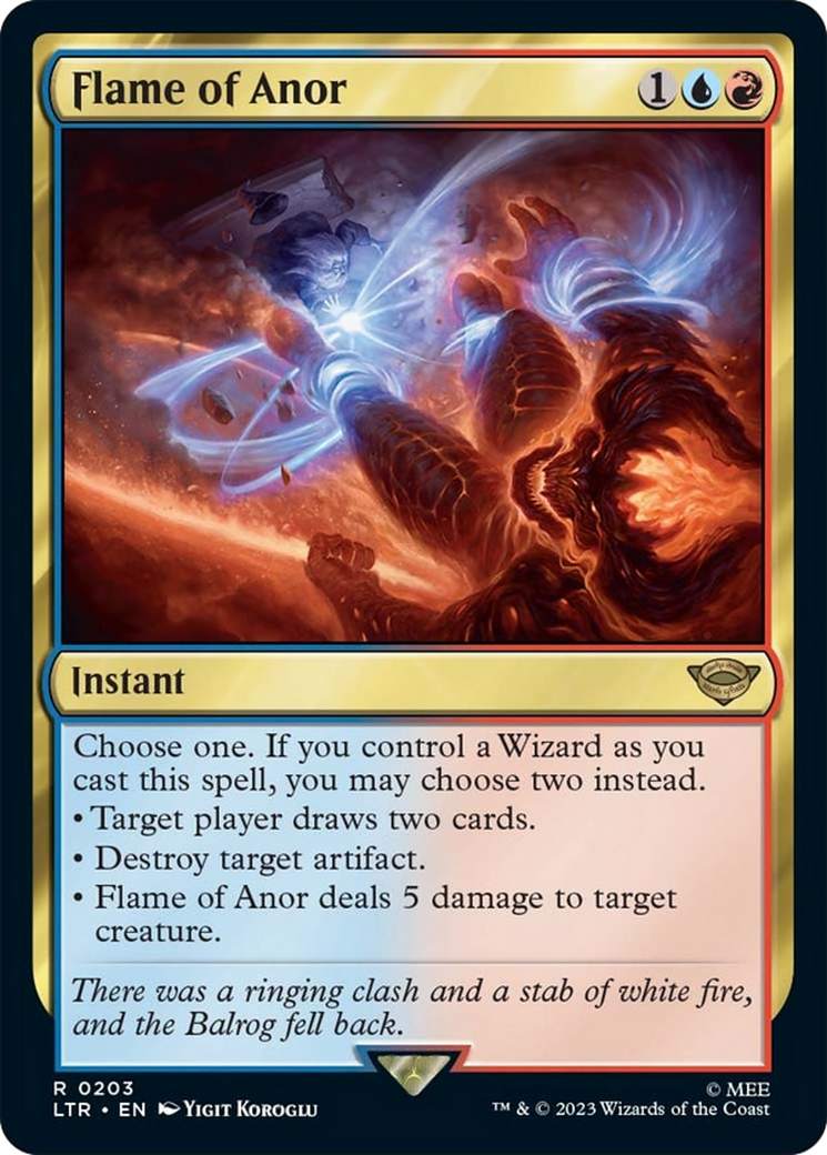 Flame of Anor [The Lord of the Rings: Tales of Middle-Earth] - Magic: The Gathering - Card Brawlers | Quebec | Canada |