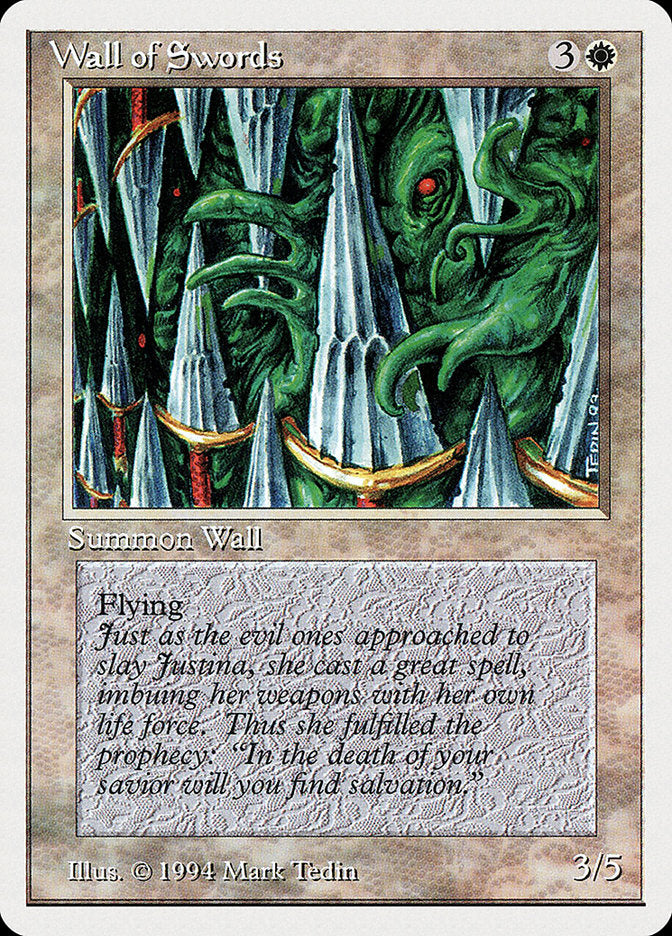 Wall of Swords [Summer Magic / Edgar] - Magic: The Gathering - Card Brawlers | Quebec | Canada |