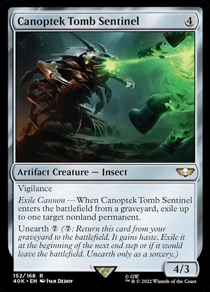 Canoptek Tomb Sentinel (Surge Foil) [Warhammer 40,000] - Magic: The Gathering - Card Brawlers | Quebec | Canada |