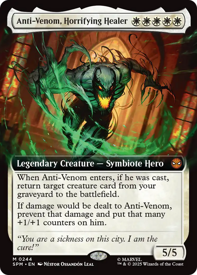 Anti-Venom, Horrifying Healer (Extended Art) [Marvel's Spider-Man] - Magic: The Gathering - Card Brawlers | Quebec | Canada |