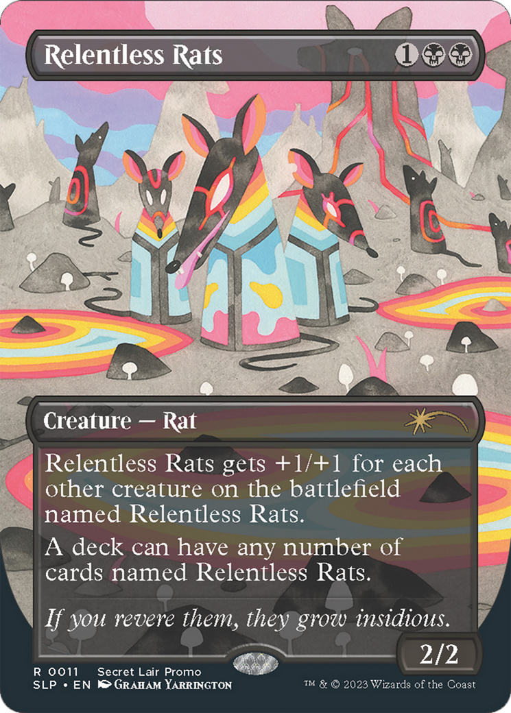 Relentless Rats (0011) [Secret Lair Showdown] - Magic: The Gathering - Card Brawlers | Quebec | Canada |