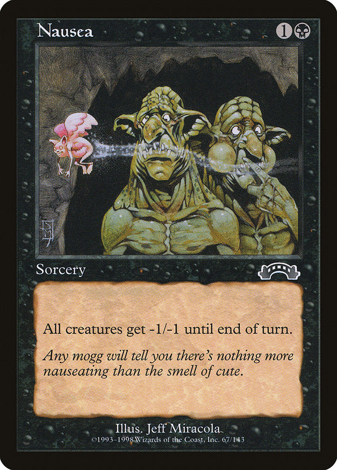 Nausea [Exodus] - Magic: The Gathering - Card Brawlers | Quebec | Canada |