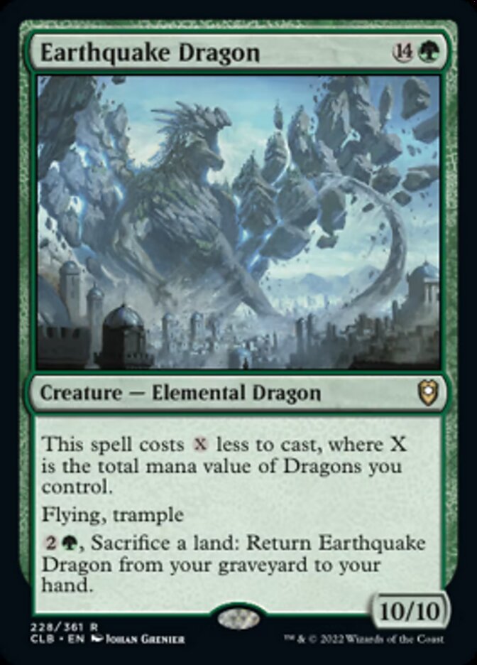 Earthquake Dragon [Commander Legends: Battle for Baldur's Gate] - Magic: The Gathering - Card Brawlers | Quebec | Canada |