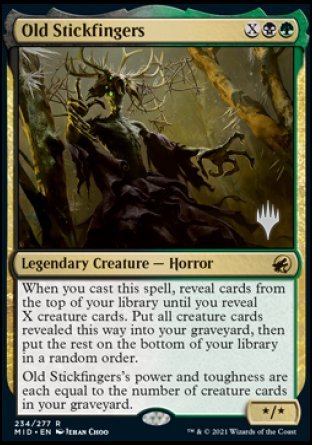 Old Stickfingers (Promo Pack) [Innistrad: Midnight Hunt Promos] - Magic: The Gathering - Card Brawlers | Quebec | Canada |