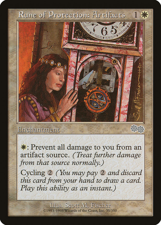 Rune of Protection: Artifacts [Urza's Saga] - Magic: The Gathering - Card Brawlers | Quebec | Canada |