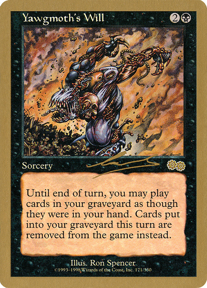 Yawgmoth's Will (Nicolas Labarre) [World Championship Decks 2000] - Magic: The Gathering - Card Brawlers | Quebec | Canada |