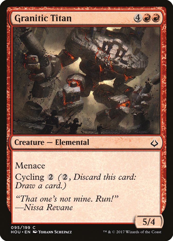 Granitic Titan [Hour of Devastation] - Magic: The Gathering - Card Brawlers | Quebec | Canada |