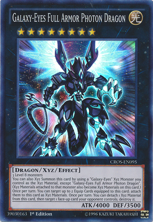 Galaxy-Eyes Full Armor Photon Dragon [CROS-EN095] Super Rare - Yu-Gi-Oh! - Card Brawlers | Quebec | Canada |