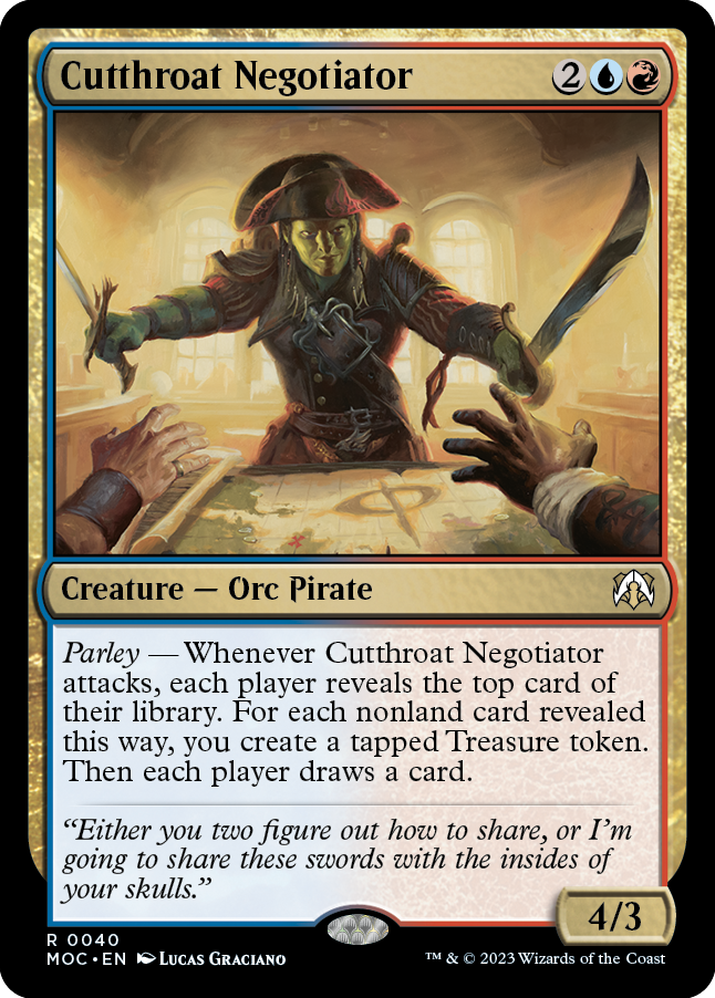 Cutthroat Negotiator [March of the Machine Commander] - Magic: The Gathering - Card Brawlers | Quebec | Canada |