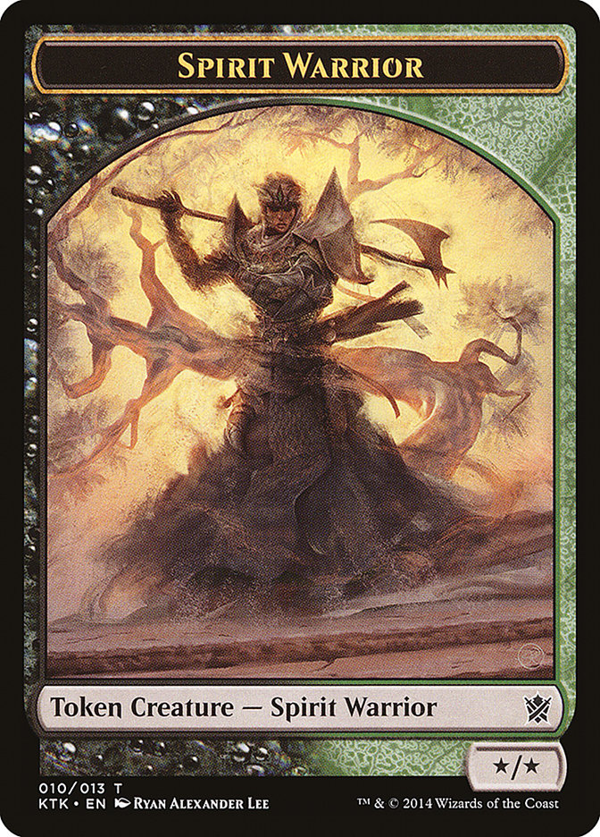 Spirit Warrior Token [Khans of Tarkir Tokens] - Magic: The Gathering - Card Brawlers | Quebec | Canada |