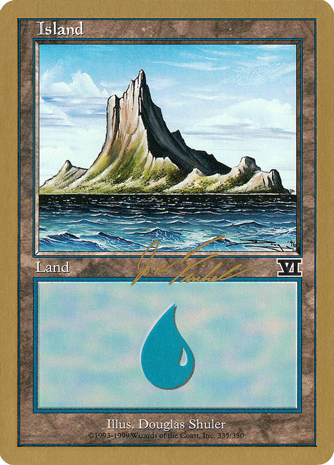 Island (jf335) (Jon Finkel) [World Championship Decks 2000] - Magic: The Gathering - Card Brawlers | Quebec | Canada |