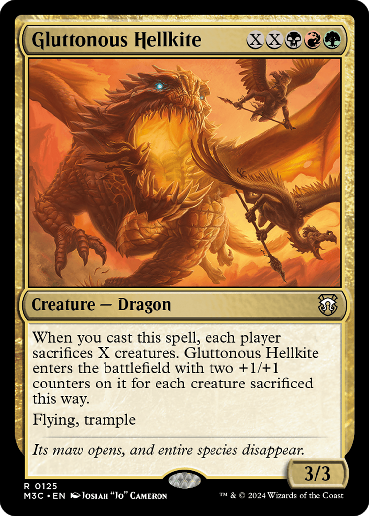 Gluttonous Hellkite [Modern Horizons 3 Commander] - Magic: The Gathering - Card Brawlers | Quebec | Canada |