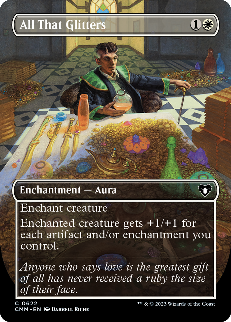 All That Glitters (Borderless Alternate Art) [Commander Masters] - Magic: The Gathering - Card Brawlers | Quebec | Canada |