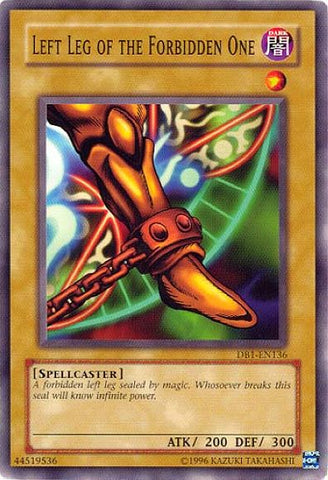 Left Leg of the Forbidden One [DB1-EN136] Common - Yu-Gi-Oh! - Card Brawlers | Quebec | Canada |