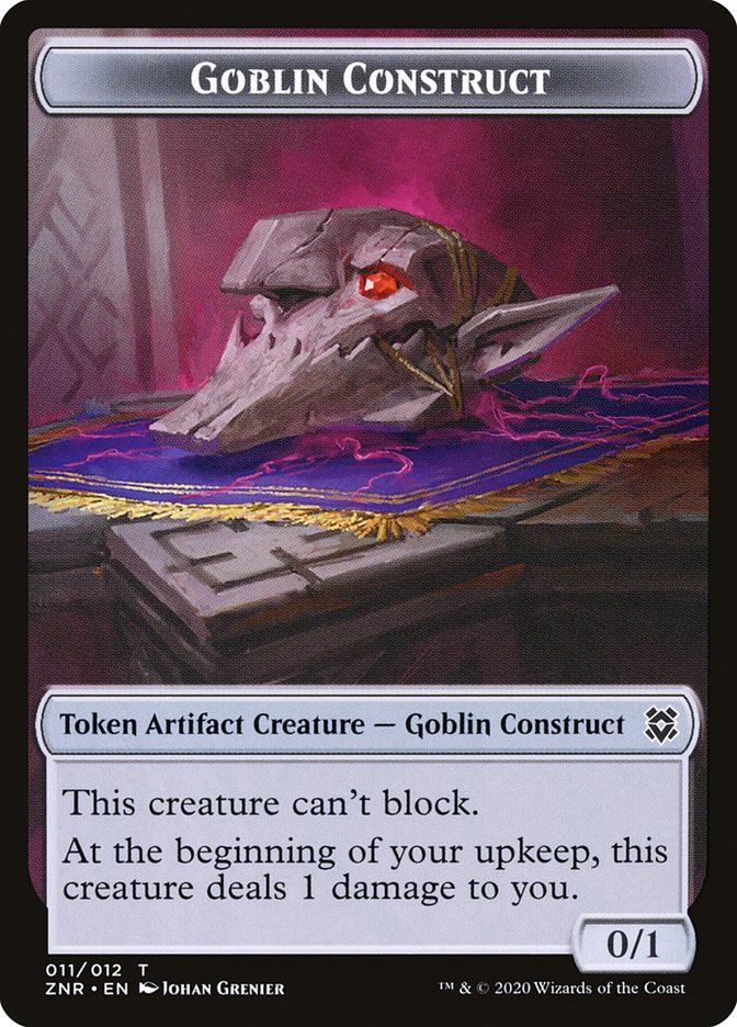 Cat // Goblin Construct Double-Sided Token [Zendikar Rising Tokens] - Magic: The Gathering - Card Brawlers | Quebec | Canada |