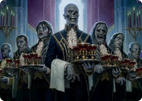 Dying to Serve Art Card [Innistrad: Crimson Vow Art Series] - Magic: The Gathering - Card Brawlers | Quebec | Canada |