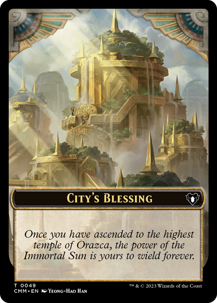 City's Blessing // Construct (0075) Double-Sided Token [Commander Masters Tokens] - Magic: The Gathering - Card Brawlers | Quebec | Canada |