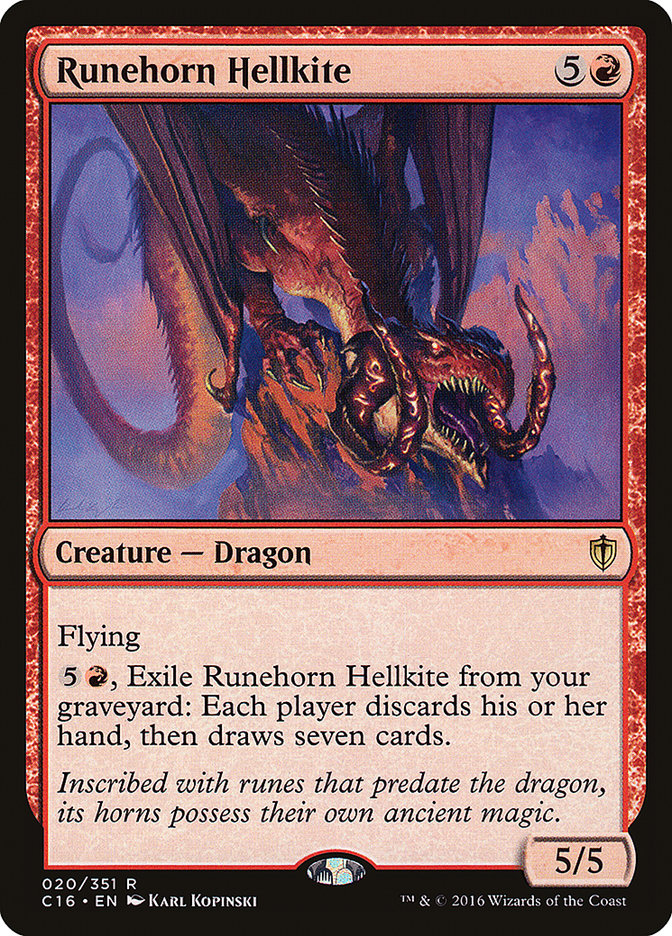 Runehorn Hellkite [Commander 2016] - Magic: The Gathering - Card Brawlers | Quebec | Canada |