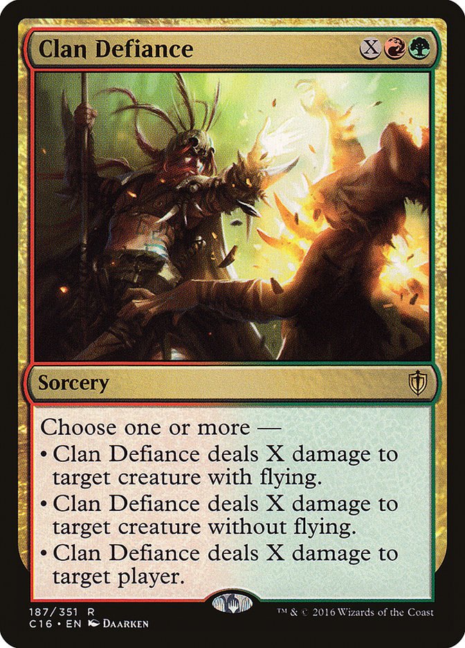 Clan Defiance [Commander 2016] - Magic: The Gathering - Card Brawlers | Quebec | Canada |