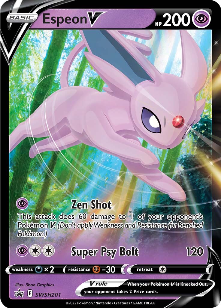 Espeon V (SWSH201) [Sword & Shield: Black Star Promos] - Pokémon - Card Brawlers | Quebec | Canada |