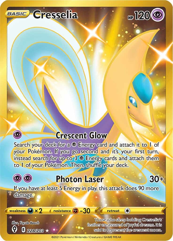 Cresselia (228/203) [Sword & Shield: Evolving Skies] - Pokémon - Card Brawlers | Quebec | Canada |