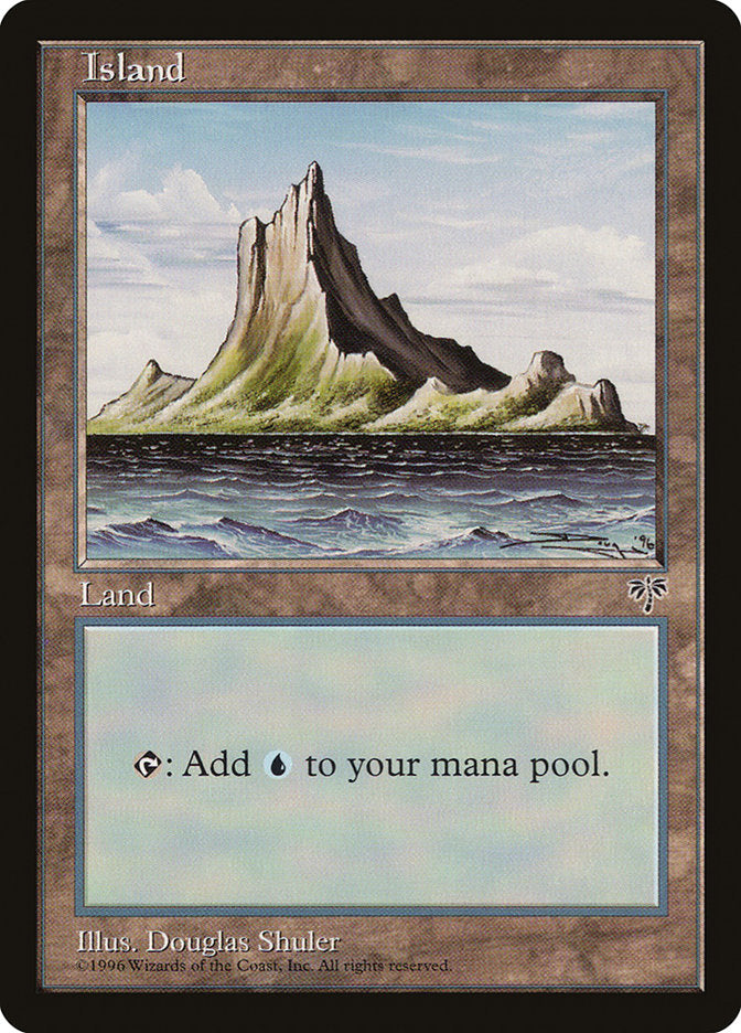 Island (No Tree / Blue Sky / Peak on Left) [Mirage] - Magic: The Gathering - Card Brawlers | Quebec | Canada |