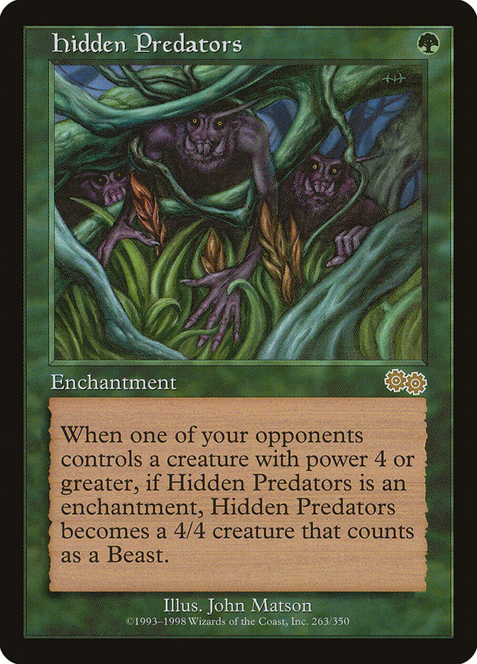 Hidden Predators [Urza's Saga] - Magic: The Gathering - Card Brawlers | Quebec | Canada |